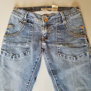 Y2k Levis 504 Lowrise Slouch Hipster Skinny Tapered Jeans  Sz 3M